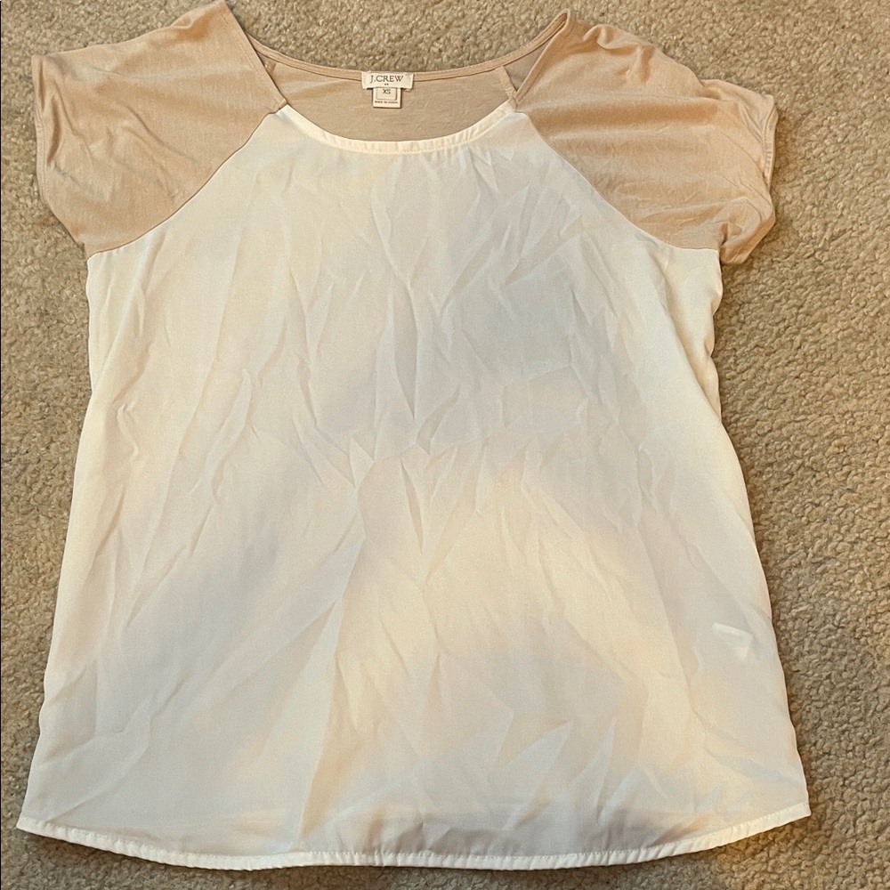 Two toned blouse